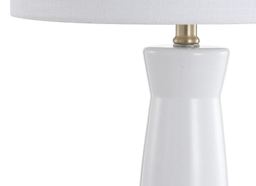 Hartley 29" Ceramic Column LED Table Lamp - JONATHAN Y